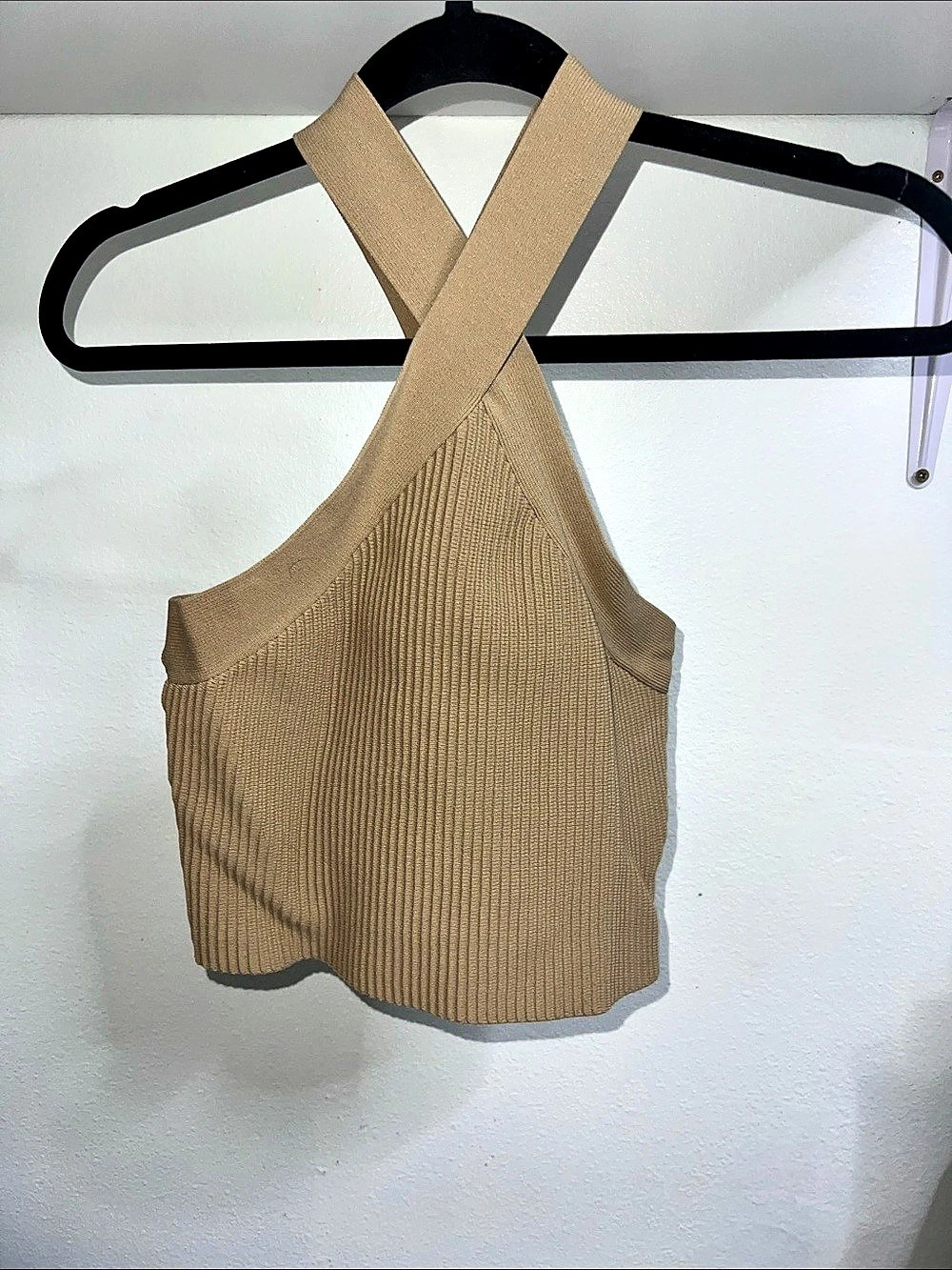 Cross-Front Halter Top